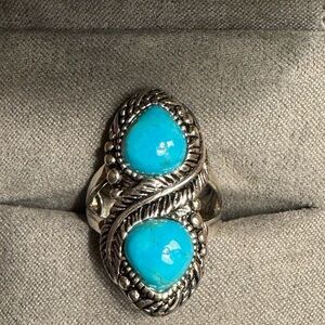 925 Sterling Silver Southwest Turquoise Ring